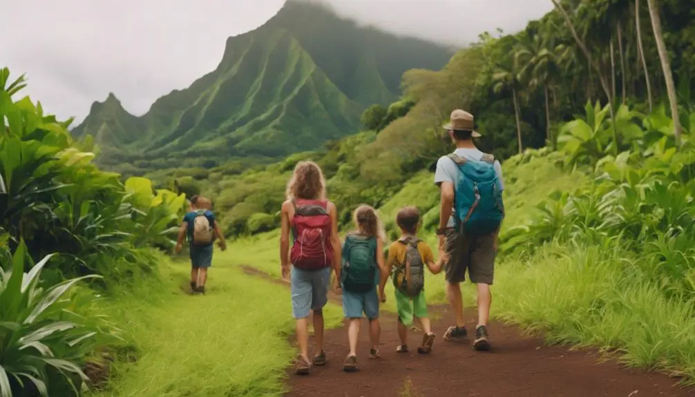 exploring hawaiian rainforest together