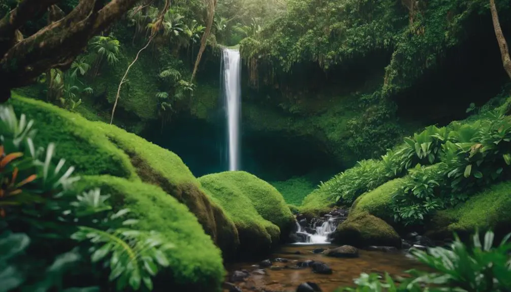 exploring hidden waterfalls in kauai