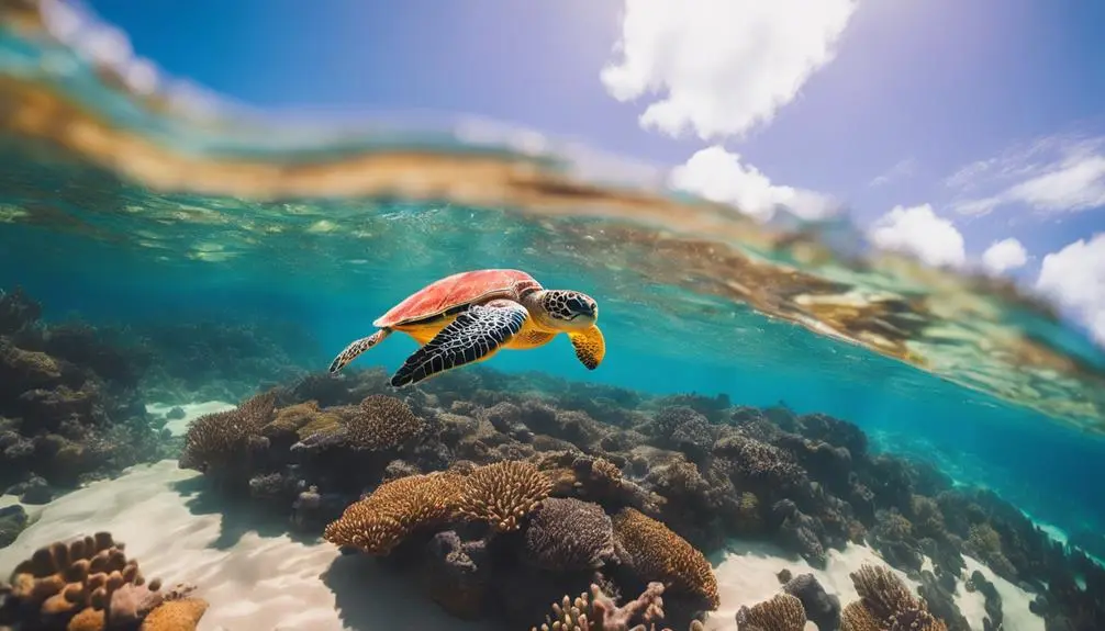 exploring marine life paradise