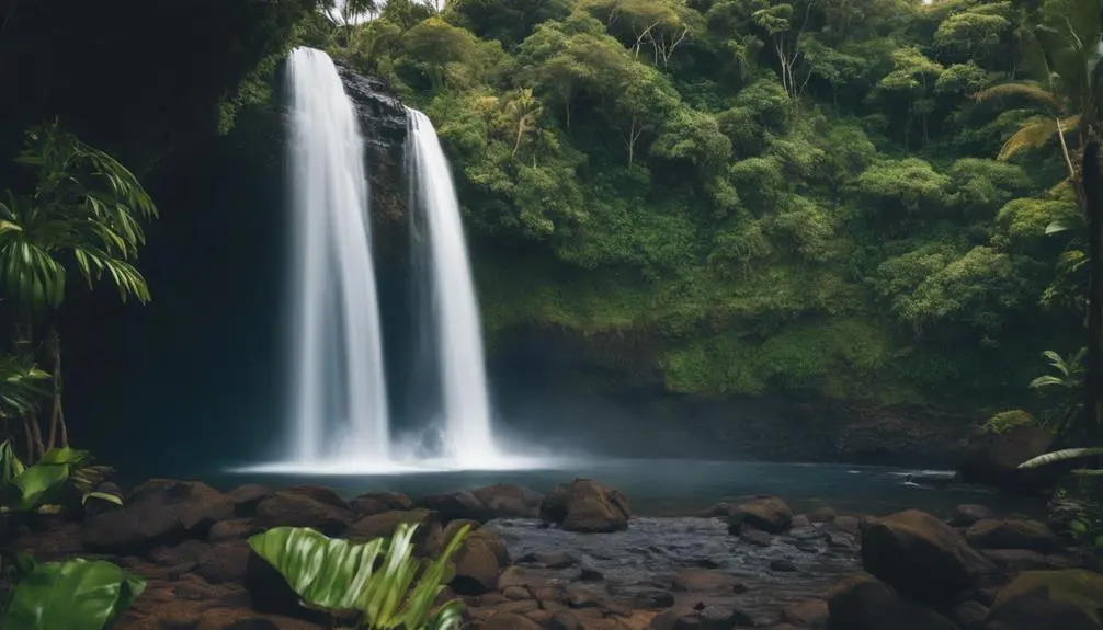 exploring waterfalls in winter