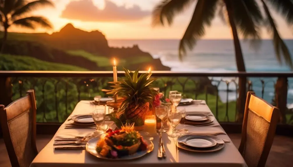 exquisite dining experience in kauai
