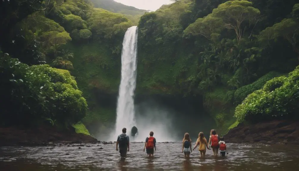 family friendly adventure at kipu falls
