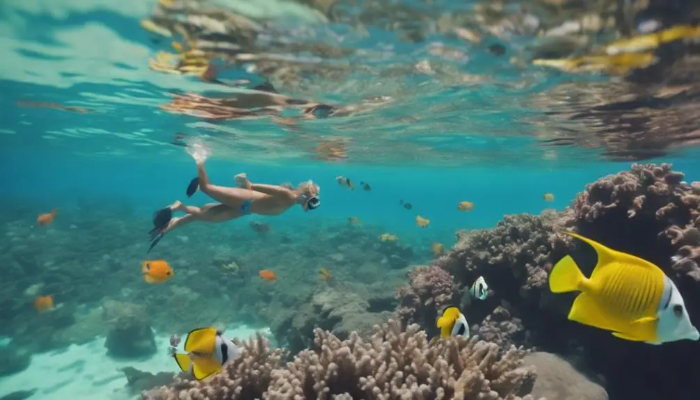 family snorkeling in kauai