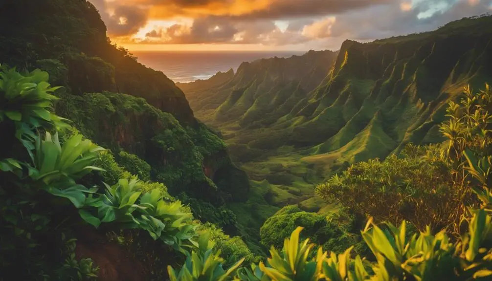 glistening sunsets in nature