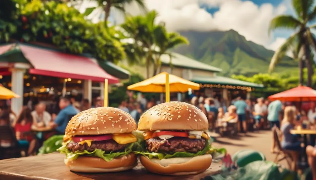 gourmet burgers in kapaa