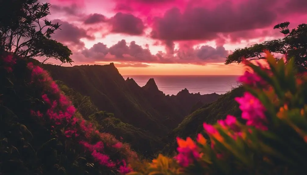 hawaii hiking trail beauty