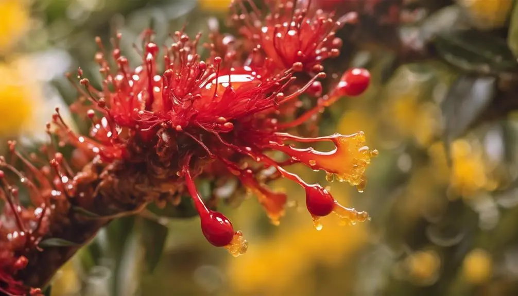 hawaiian honey from flowers