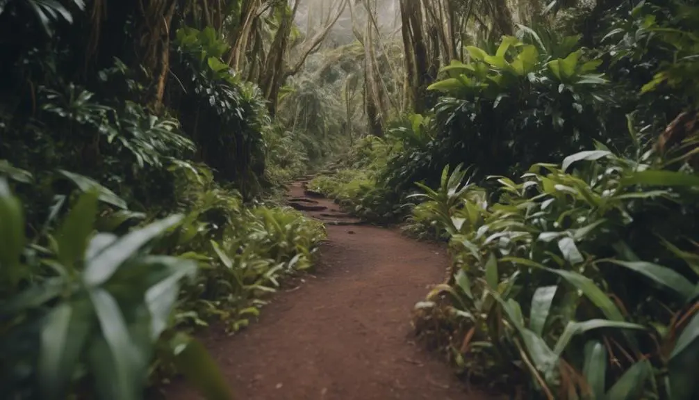 hidden paths in kauai