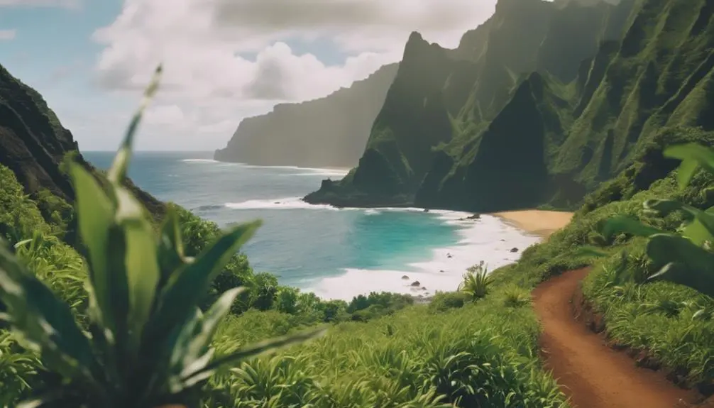 hiking in hawaiian paradise