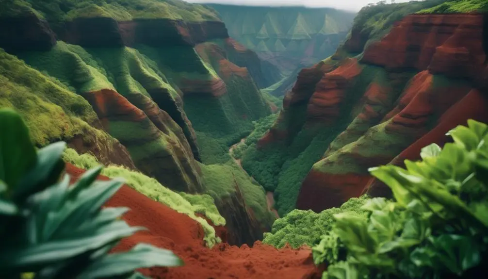 hiking in waimea canyon