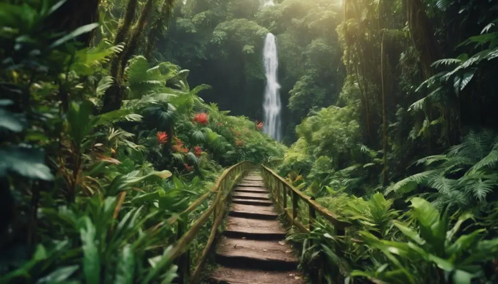 hiking trail with views