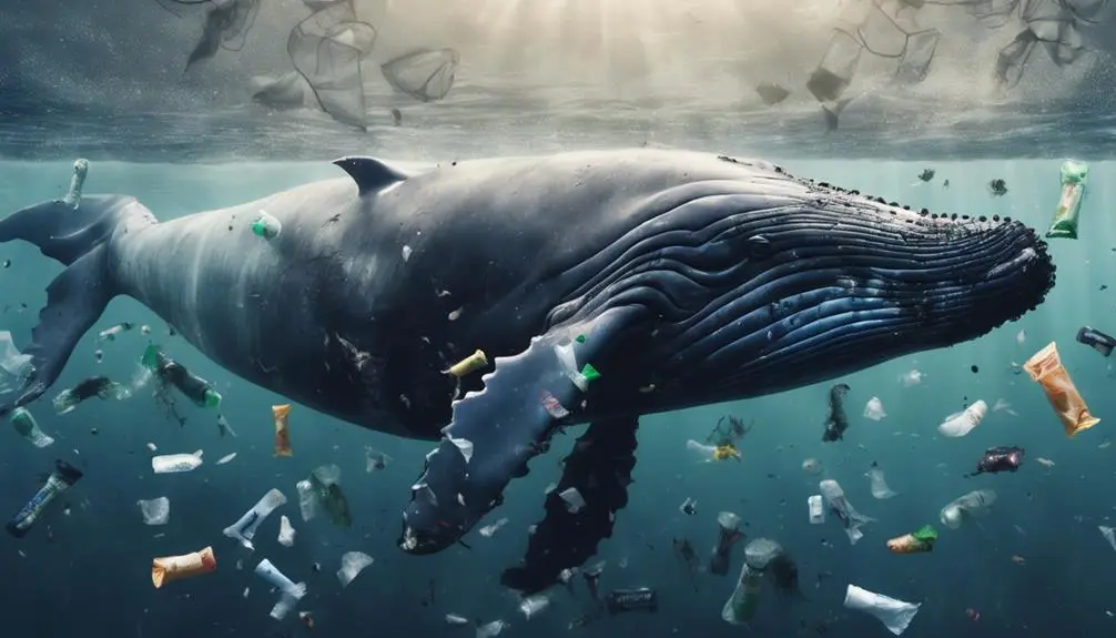 humpback whales and pollution