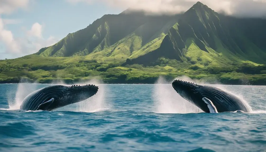 humpback whales in hawaii