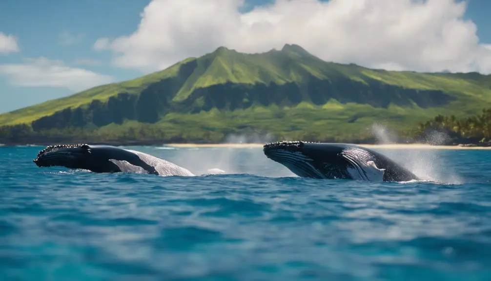 humpback whales in hawaii