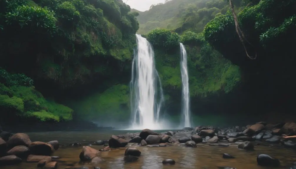 kauai s stunning waterfall scenery