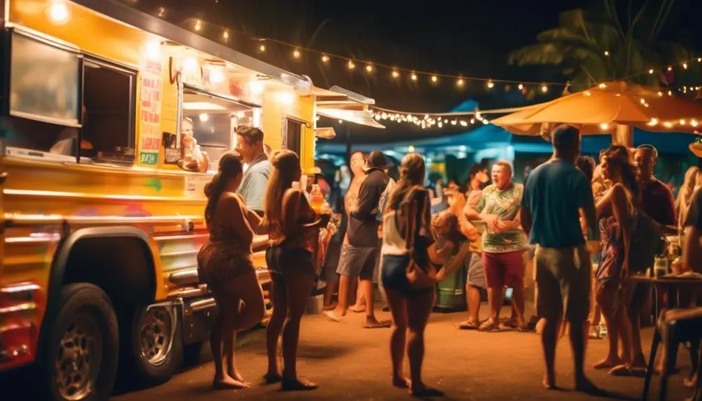 lively food truck culture
