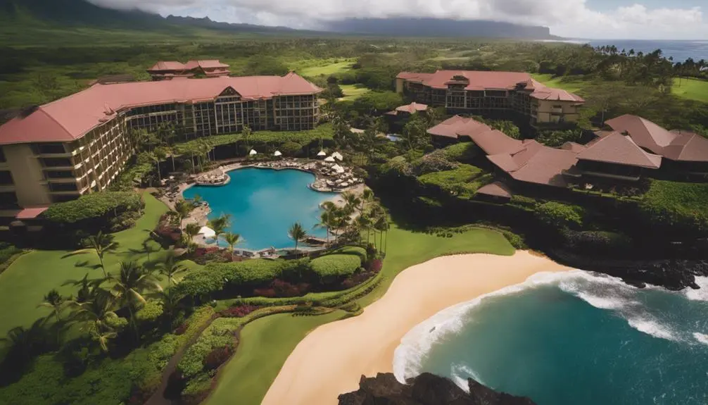 luxurious resort in kauai