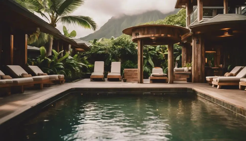 luxurious spa at hanalei