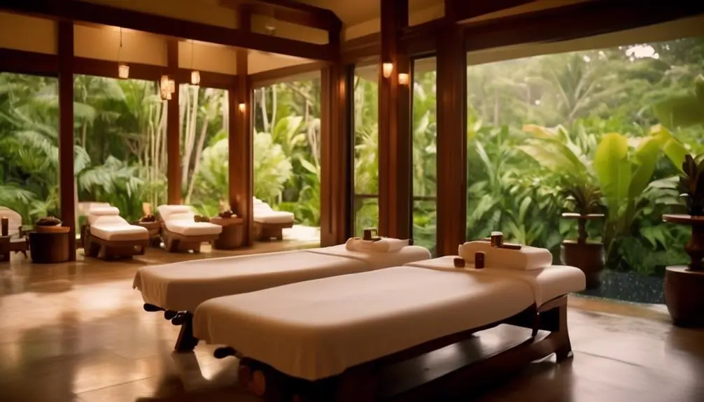 luxurious wellness spa in hanalei bay