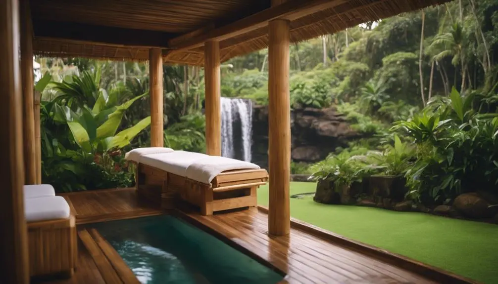 luxury spa in paradise