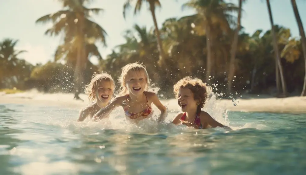 lydgate beach playful waves