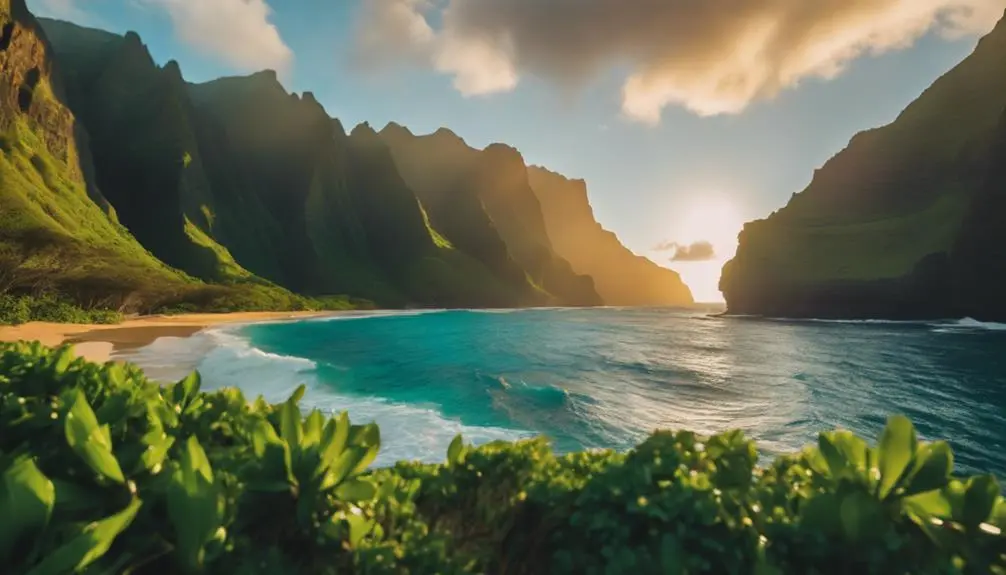 majestic cliffs of kauai