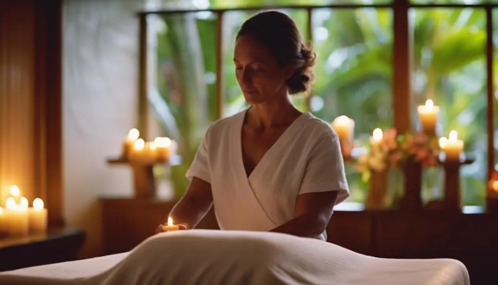 pampering massage services offered