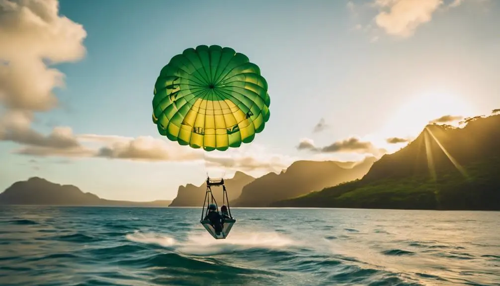 parasailing in kauai hawaii