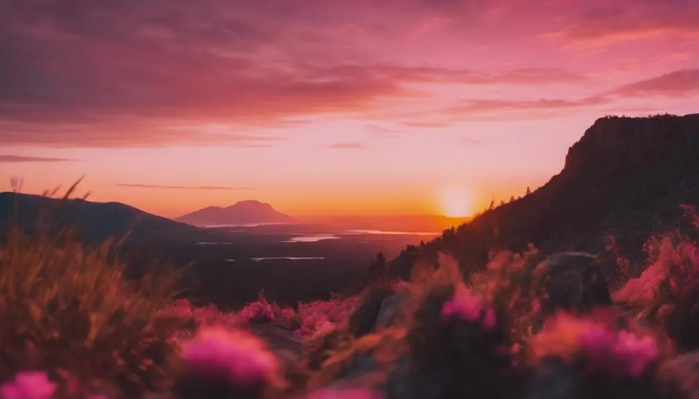 perfect spot for sunset viewing