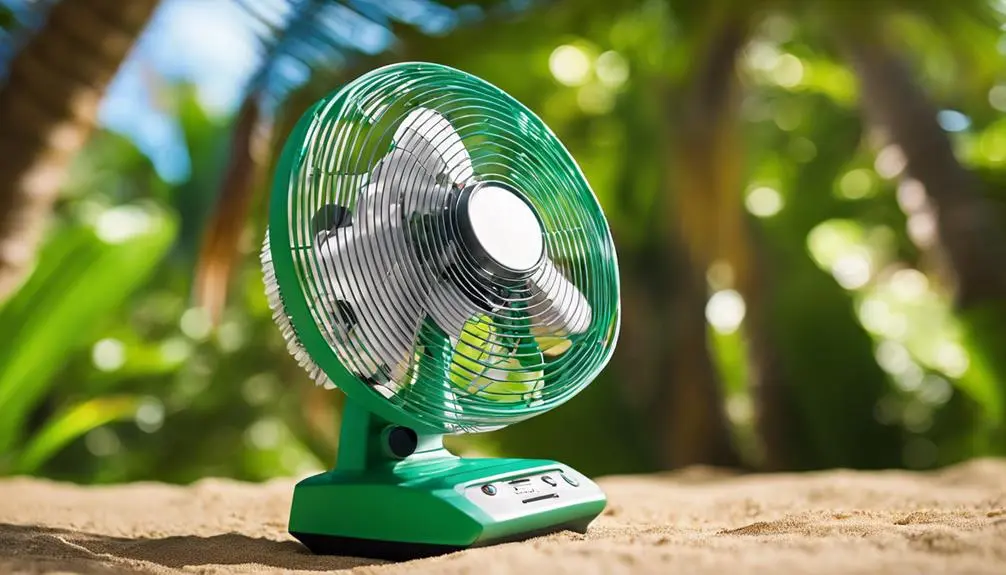 portable fans for tropical adventure