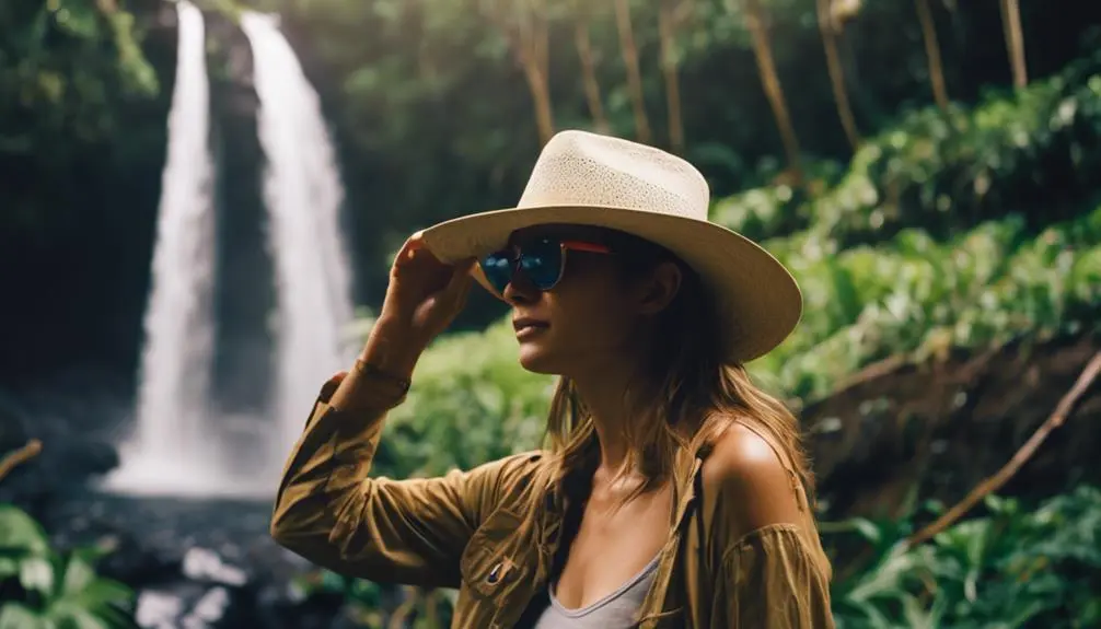 protecting skin near waterfalls