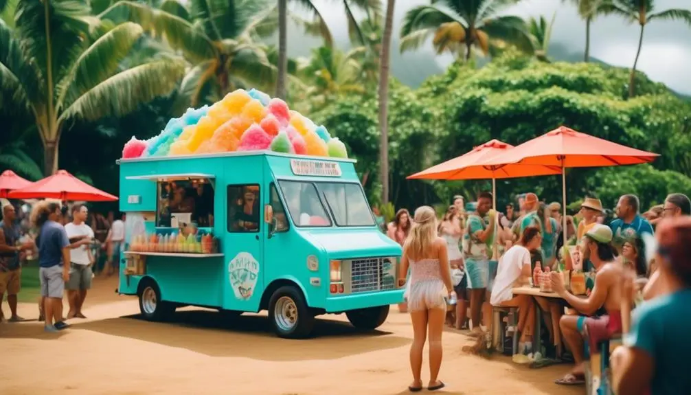 refreshing tropical shave ice