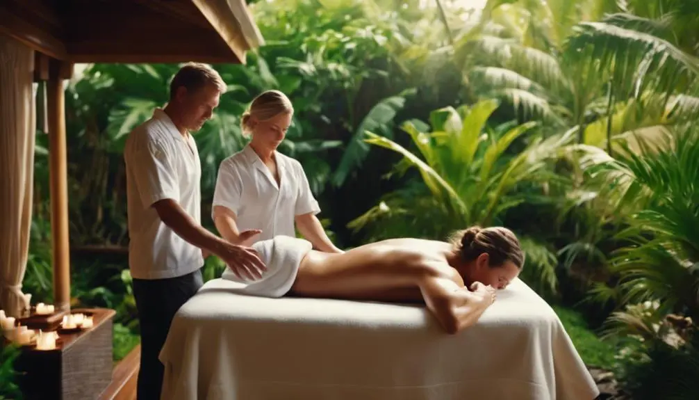 relaxing massages in nature