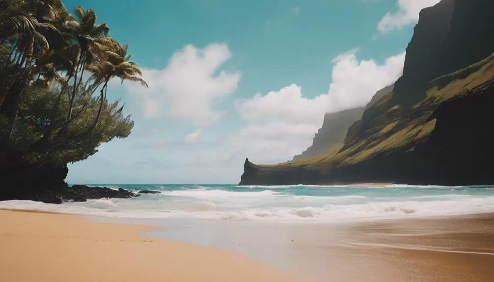 remote beach in hawaii