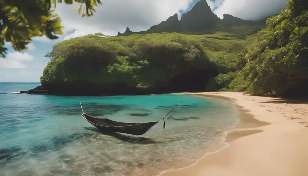 remote beach in hawaii
