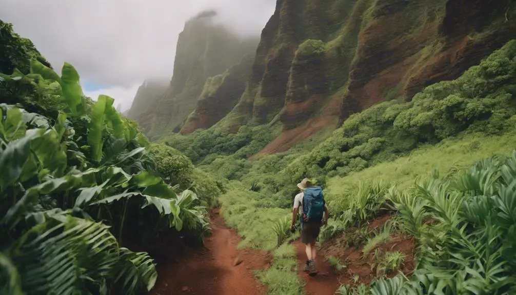 remote kauai hiking trails