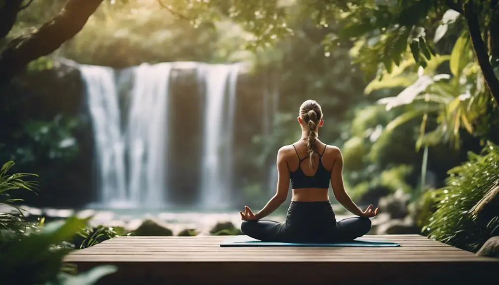 restful yoga and meditation