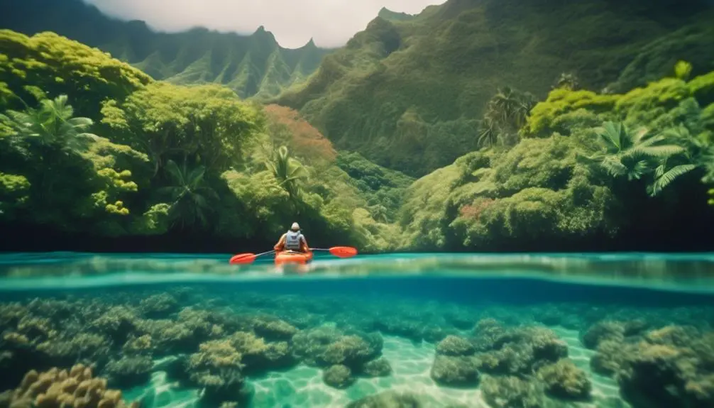 river paddle and bay snorkel