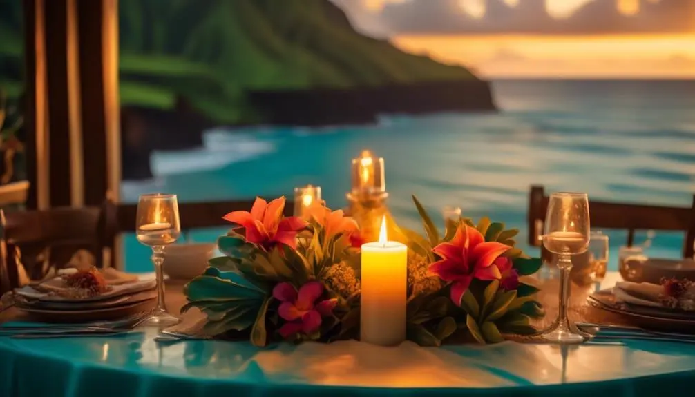 romantic dining cruises kauai