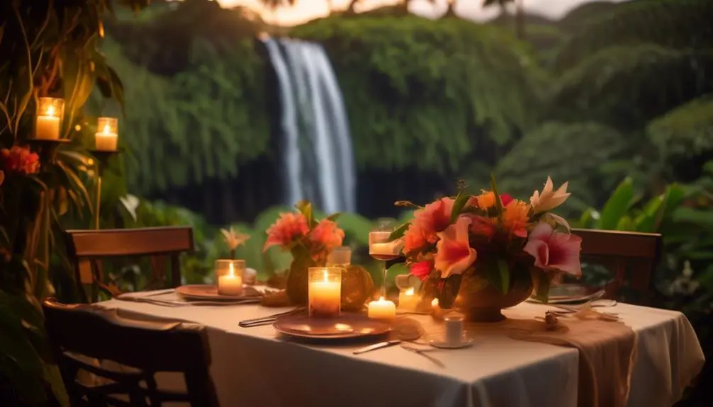 romantic outdoor dining options