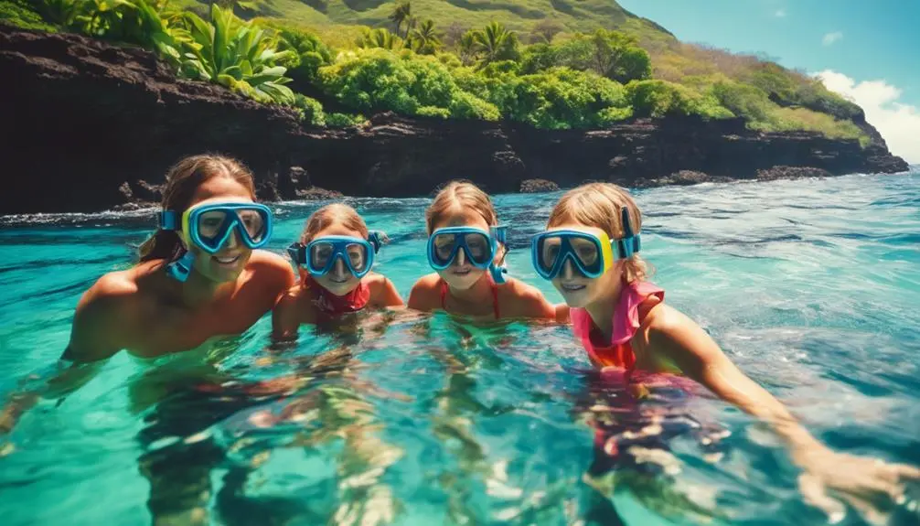 safe snorkeling at pali ke kua