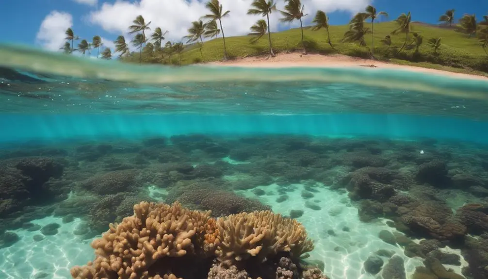 sandy beach by ocean