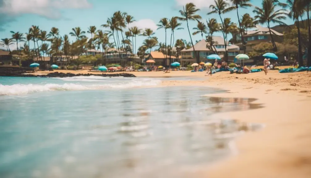 sandy cove in hawaii