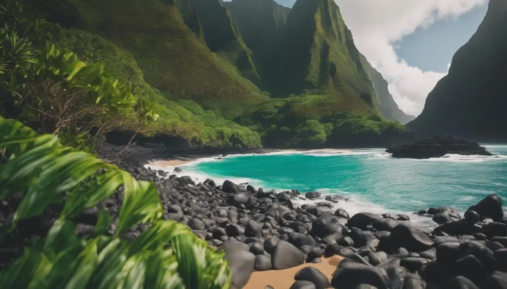 scenic hike along coastline