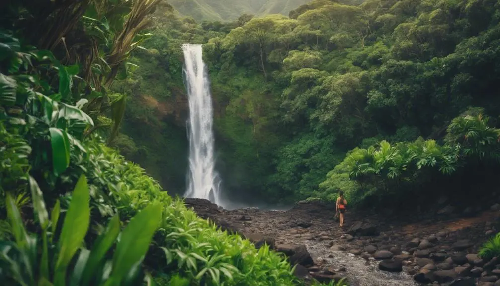 scenic hike in kauai