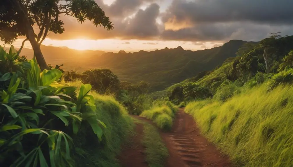 scenic overlook at dawn