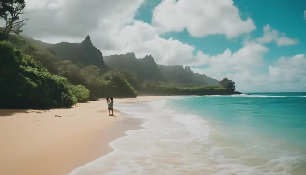 secluded romantic beaches kauai