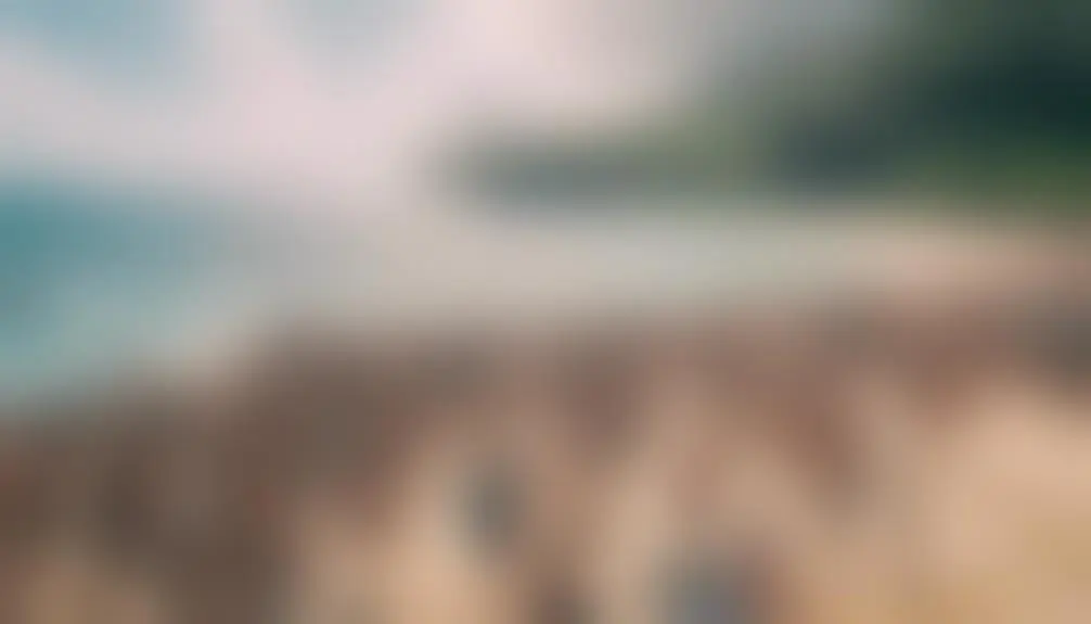 secluded serene beach cove