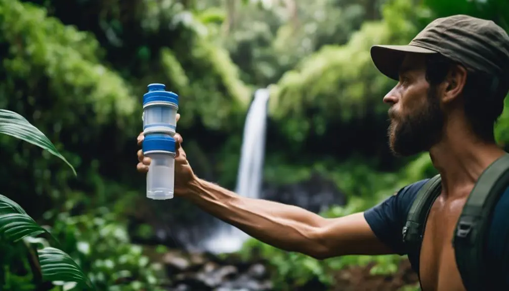 selecting a hiking filter