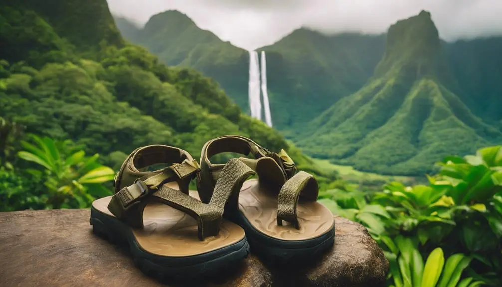 selecting durable sandals for kauai